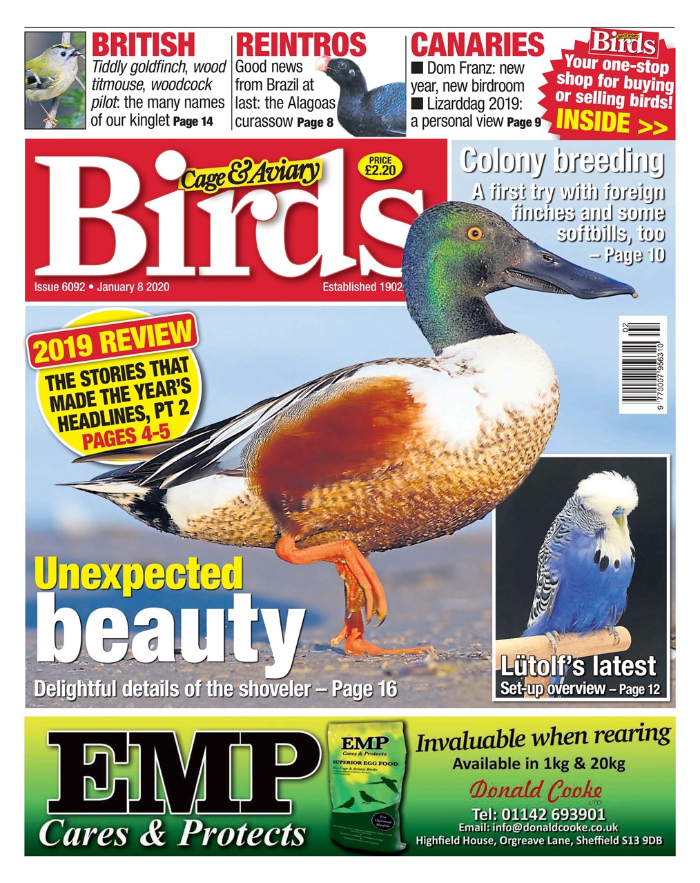 Cage & Aviary Birds Preview Pages
