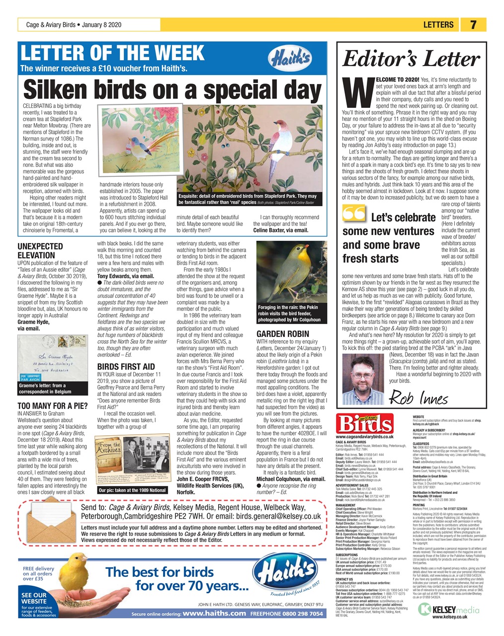 Cage & Aviary Birds Preview Pages
