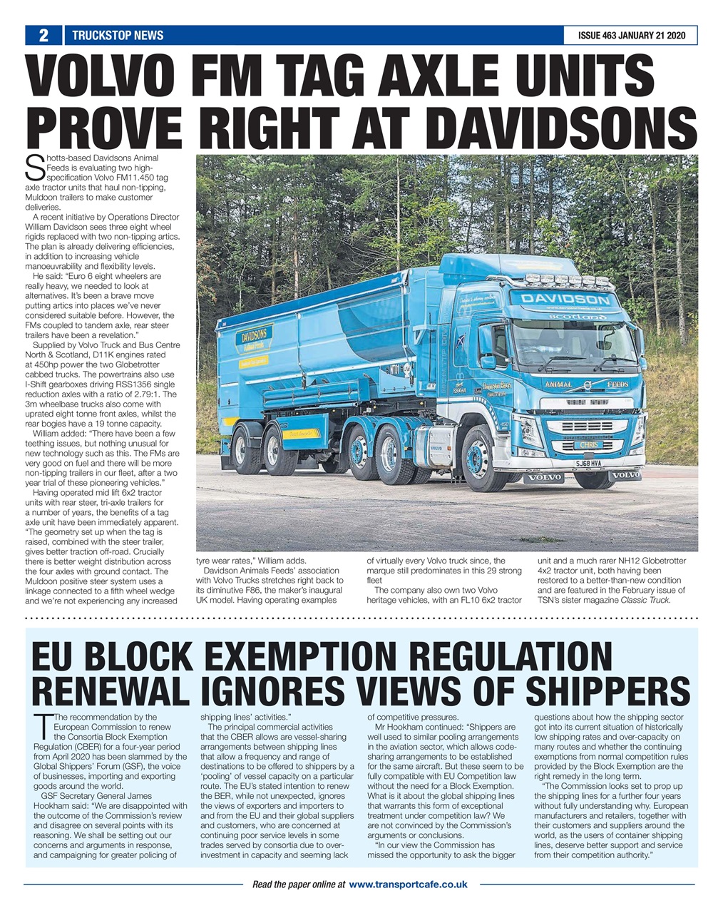 Truckstop News Preview Pages