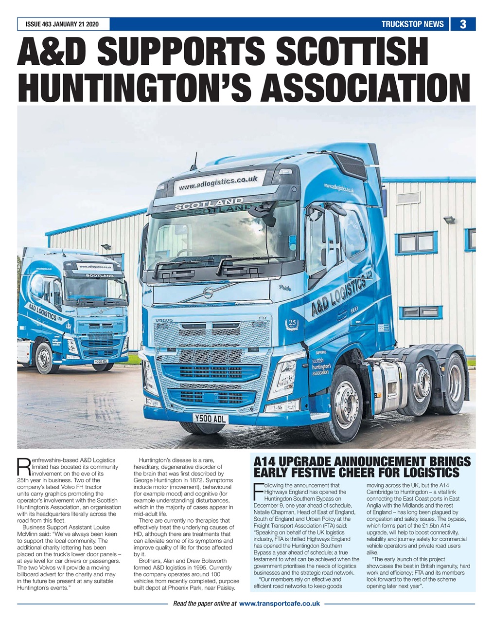 Truckstop News Preview Pages
