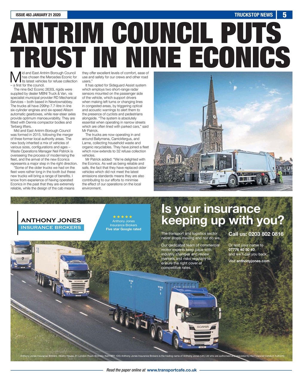 Truckstop News Preview Pages