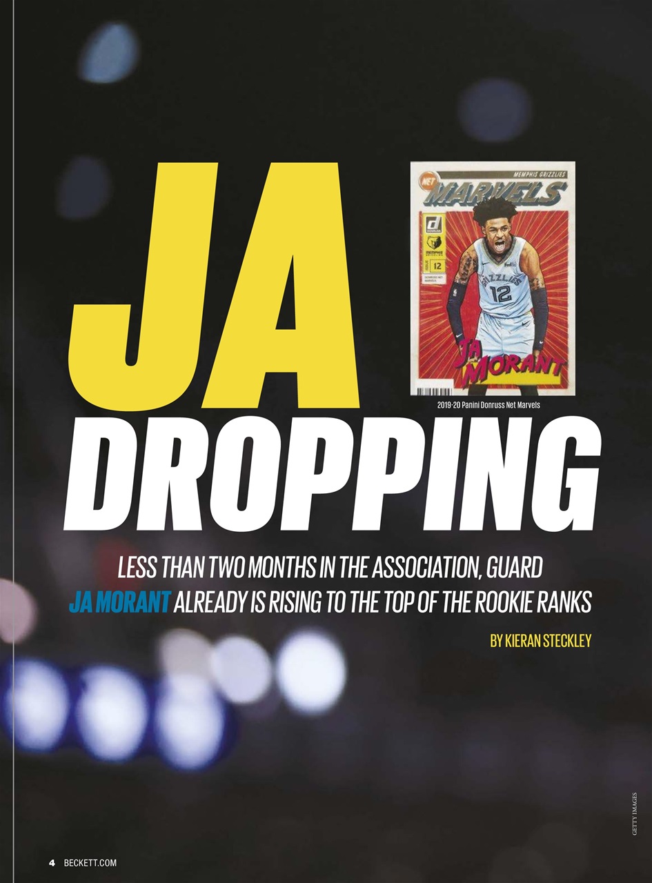 Beckett Basketball Magazine Preview Pages
