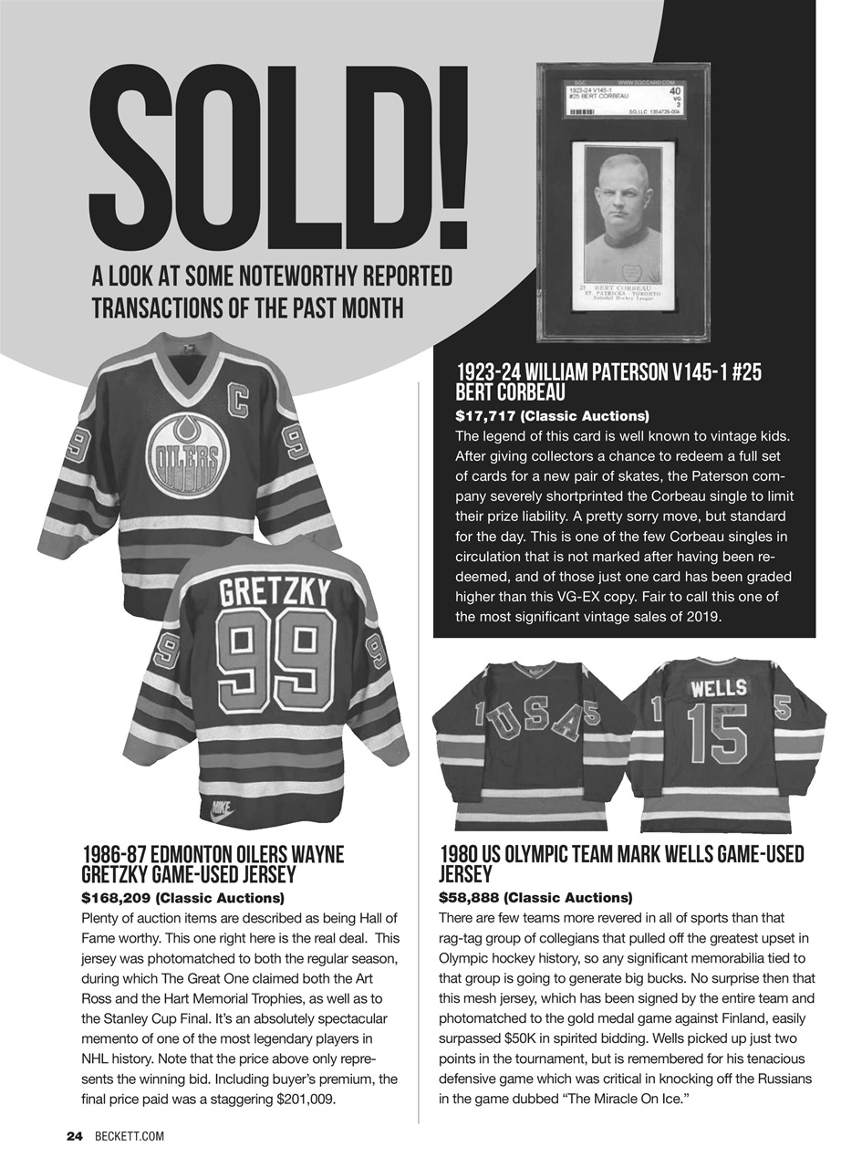 Beckett Hockey Magazine Preview Pages
