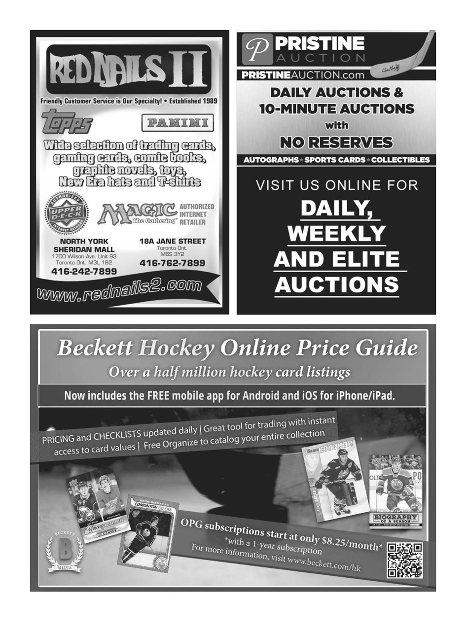 Beckett Hockey Magazine Preview Pages