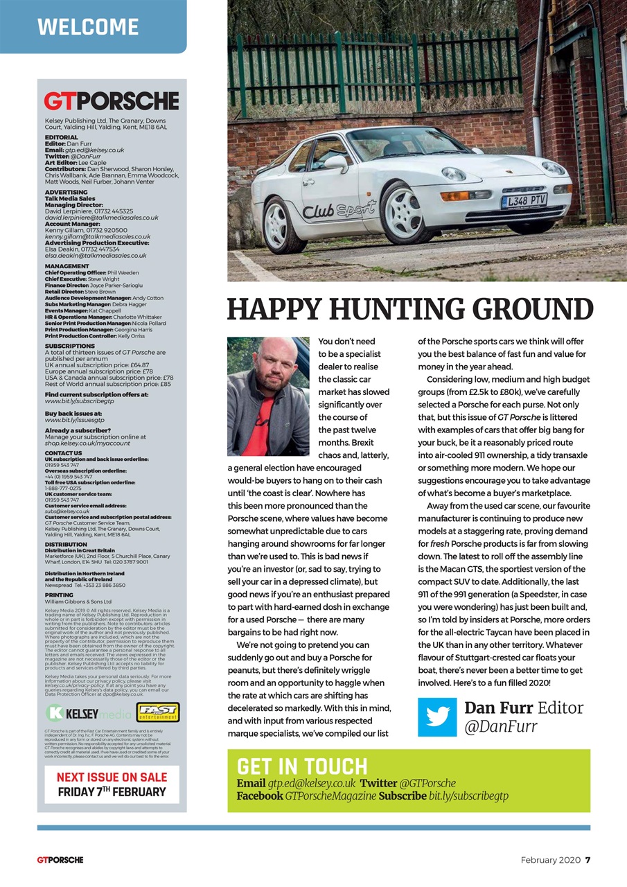 GT Porsche Preview Pages