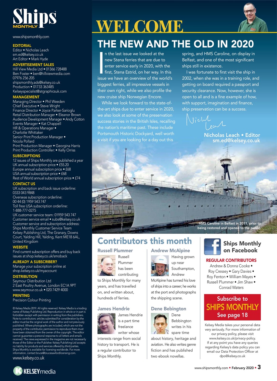 Ships Monthly Preview Pages