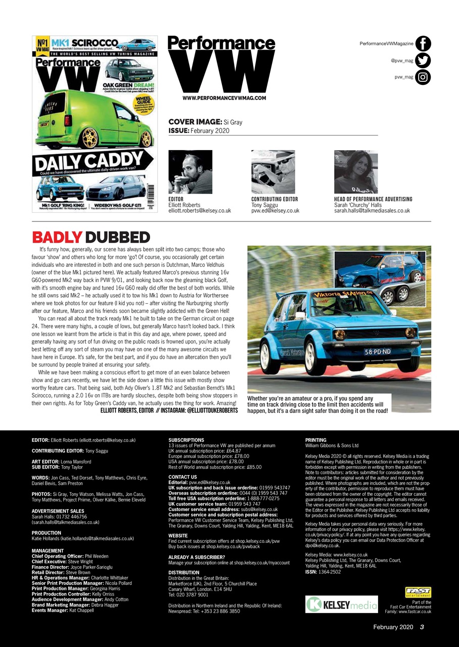 Performance VW Preview Pages