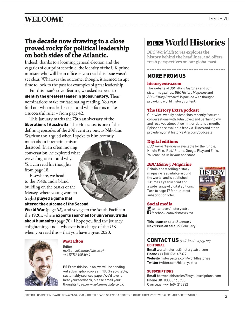 BBC World Histories Preview Pages