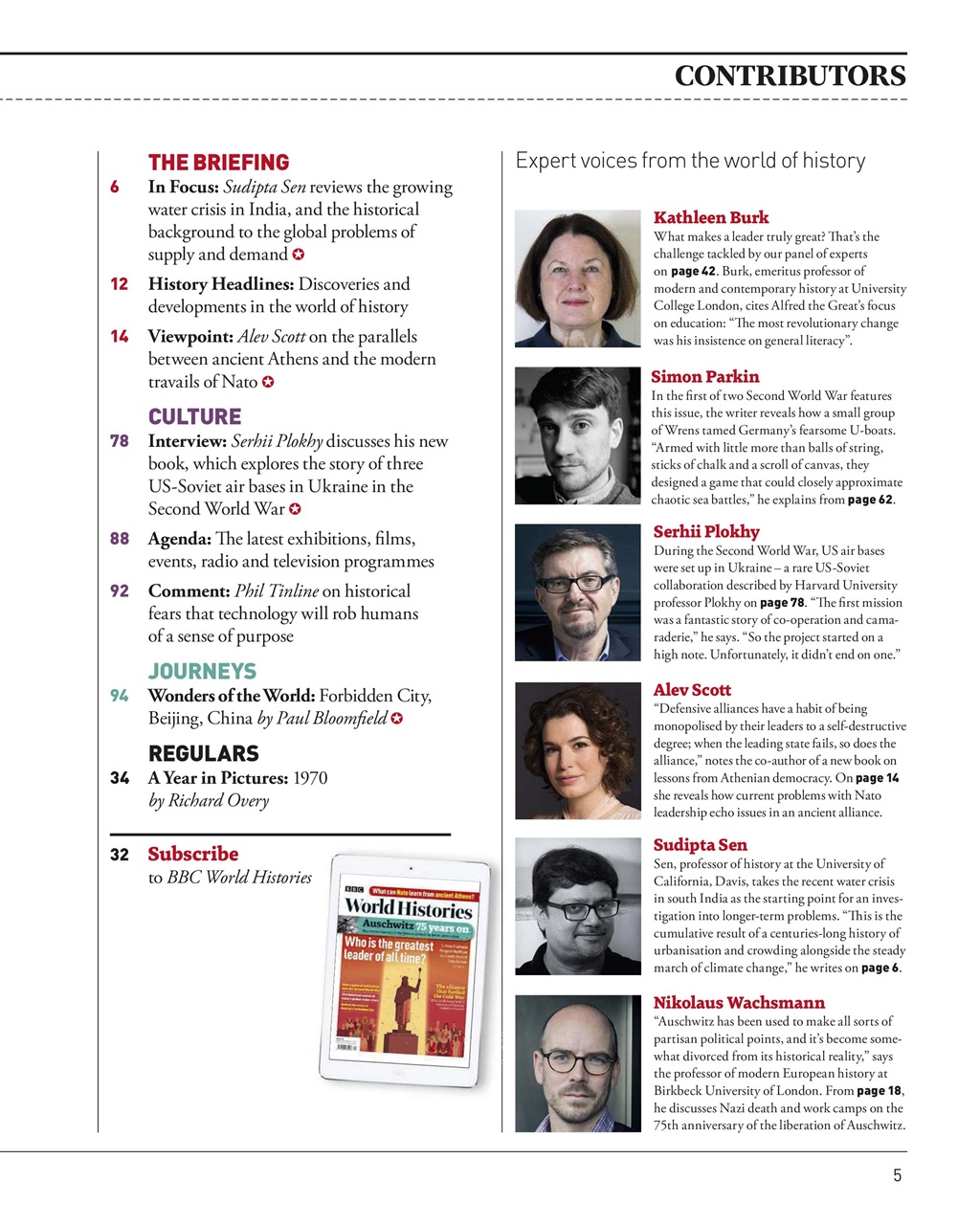 BBC World Histories Preview Pages