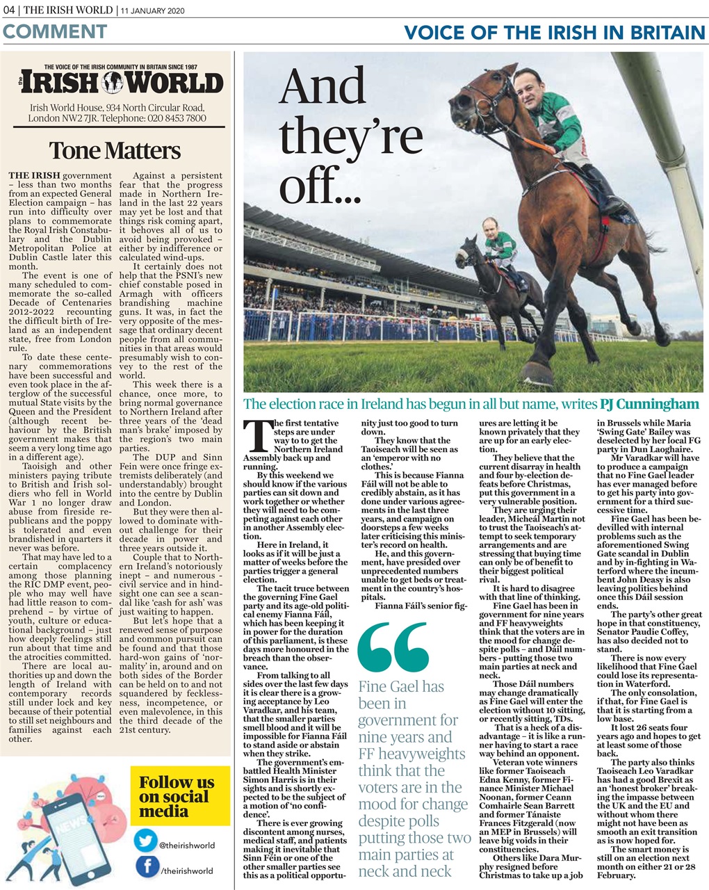 Irish World Preview Pages