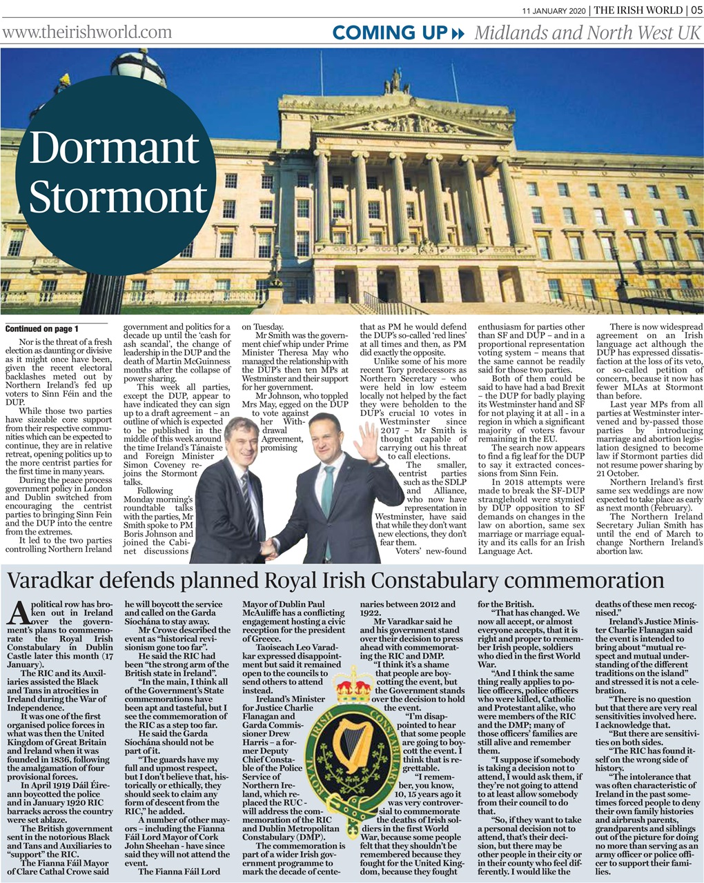 Irish World Preview Pages