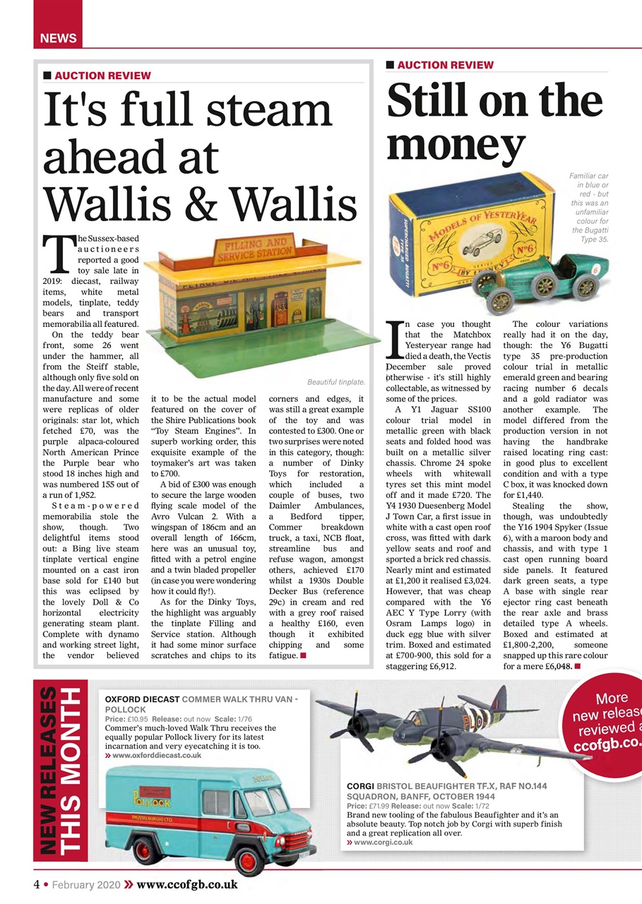 Collectors Gazette Preview Pages