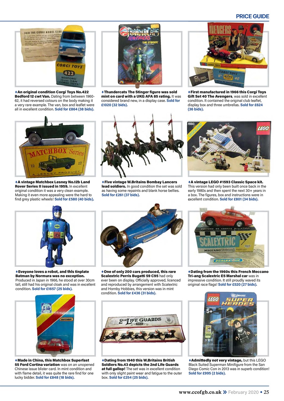 Collectors Gazette Preview Pages