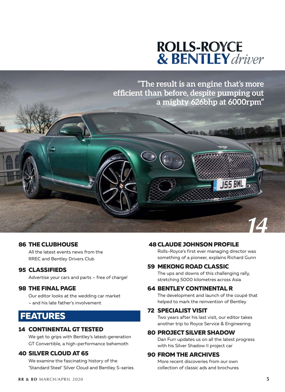 Rolls-Royce & Bentley Driver Preview Pages