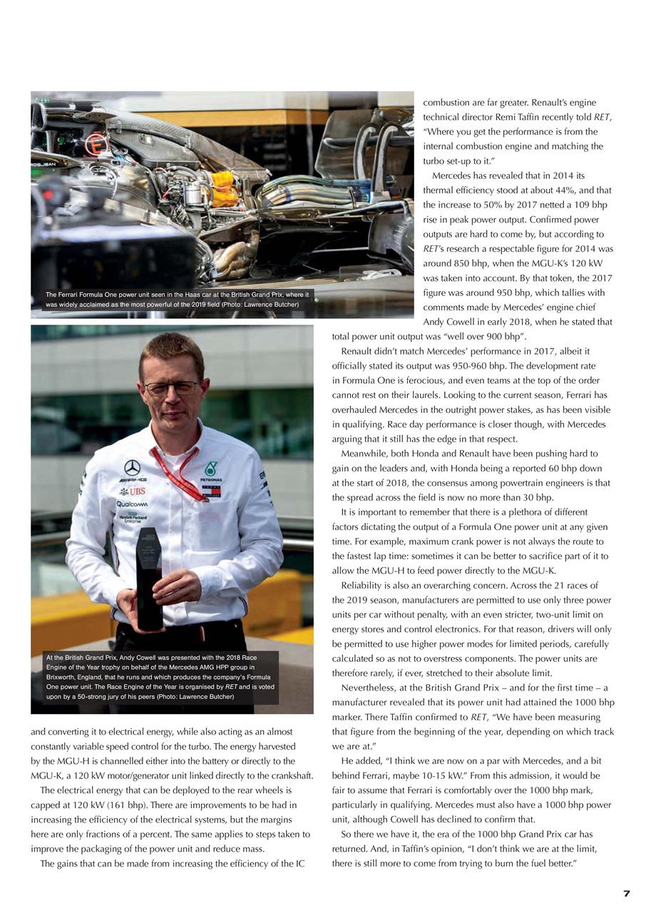 Race Engine Technology Preview Pages