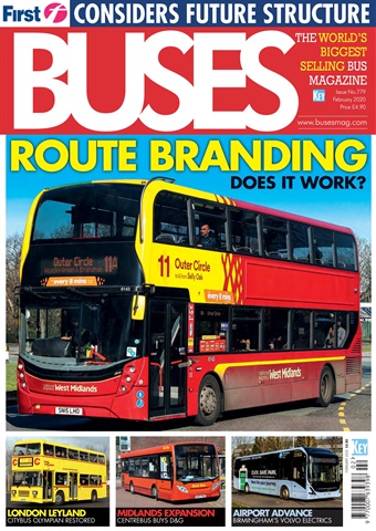 Buses Magazine issue  February 2020
