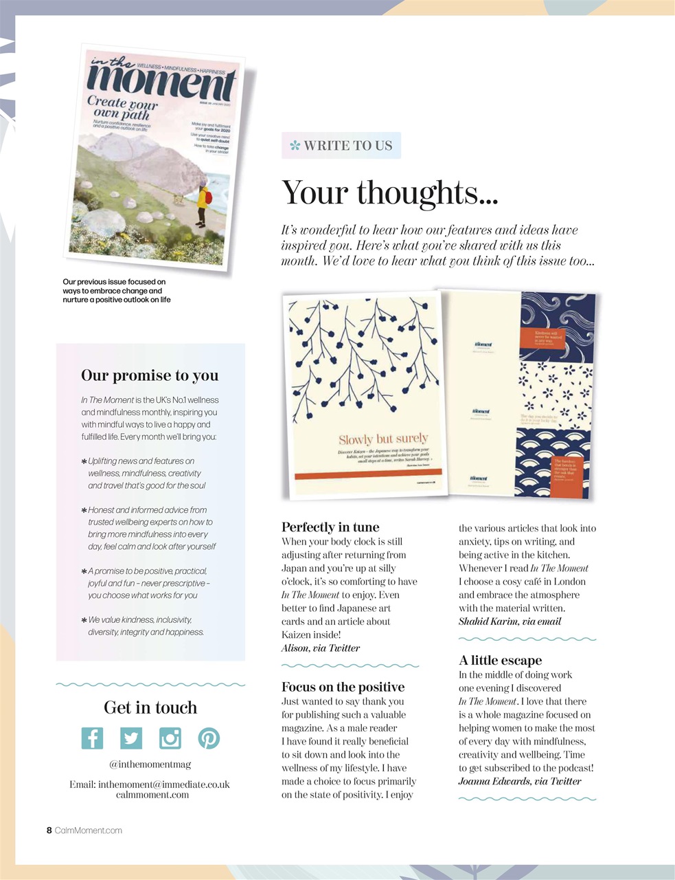 In The Moment Preview Pages