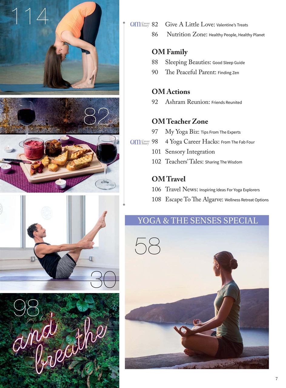 OM Yoga Magazine Preview Pages