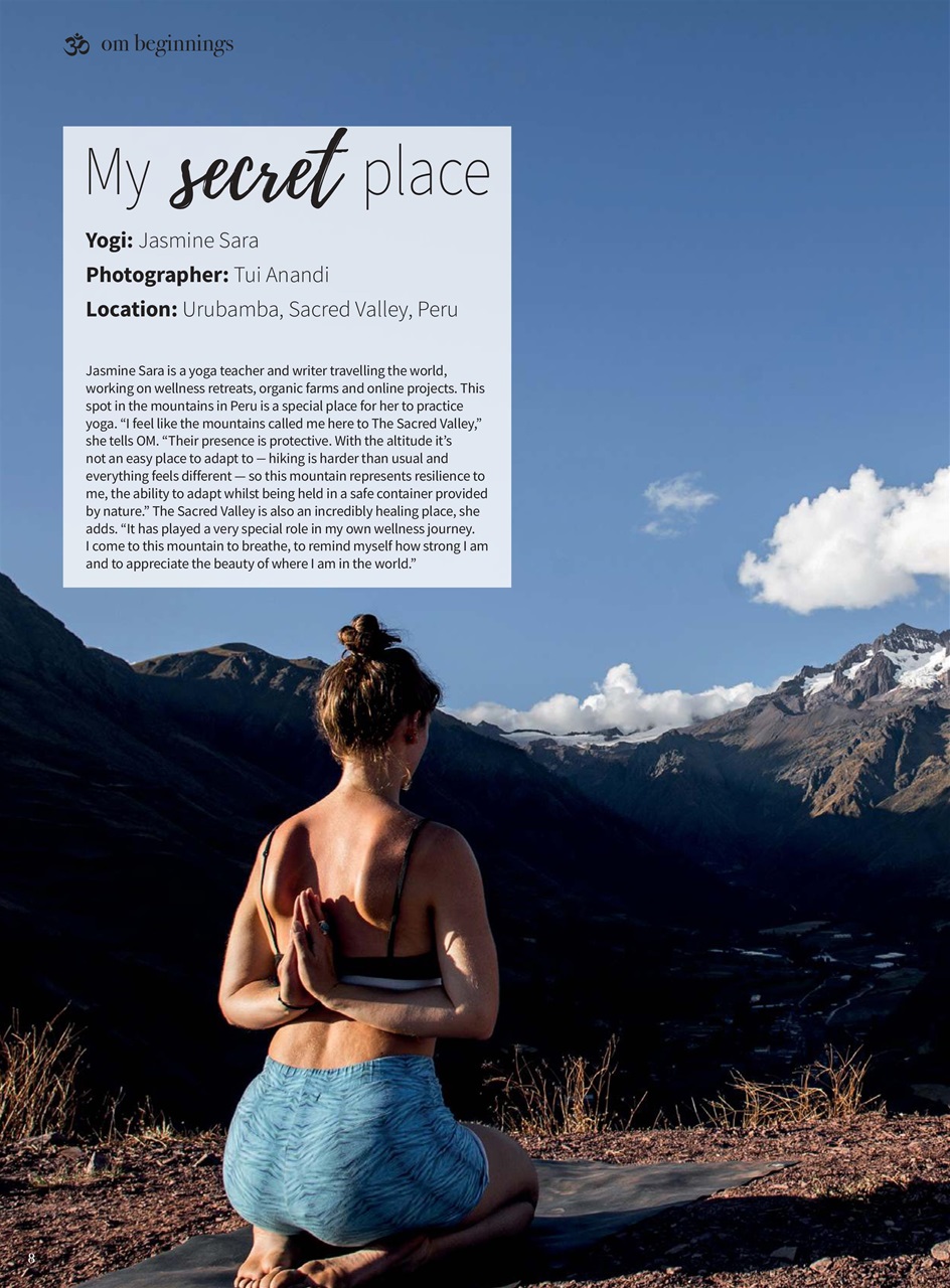 OM Yoga Magazine Preview Pages