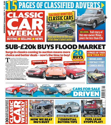 Classic Car Weekly issue 08 January 2020