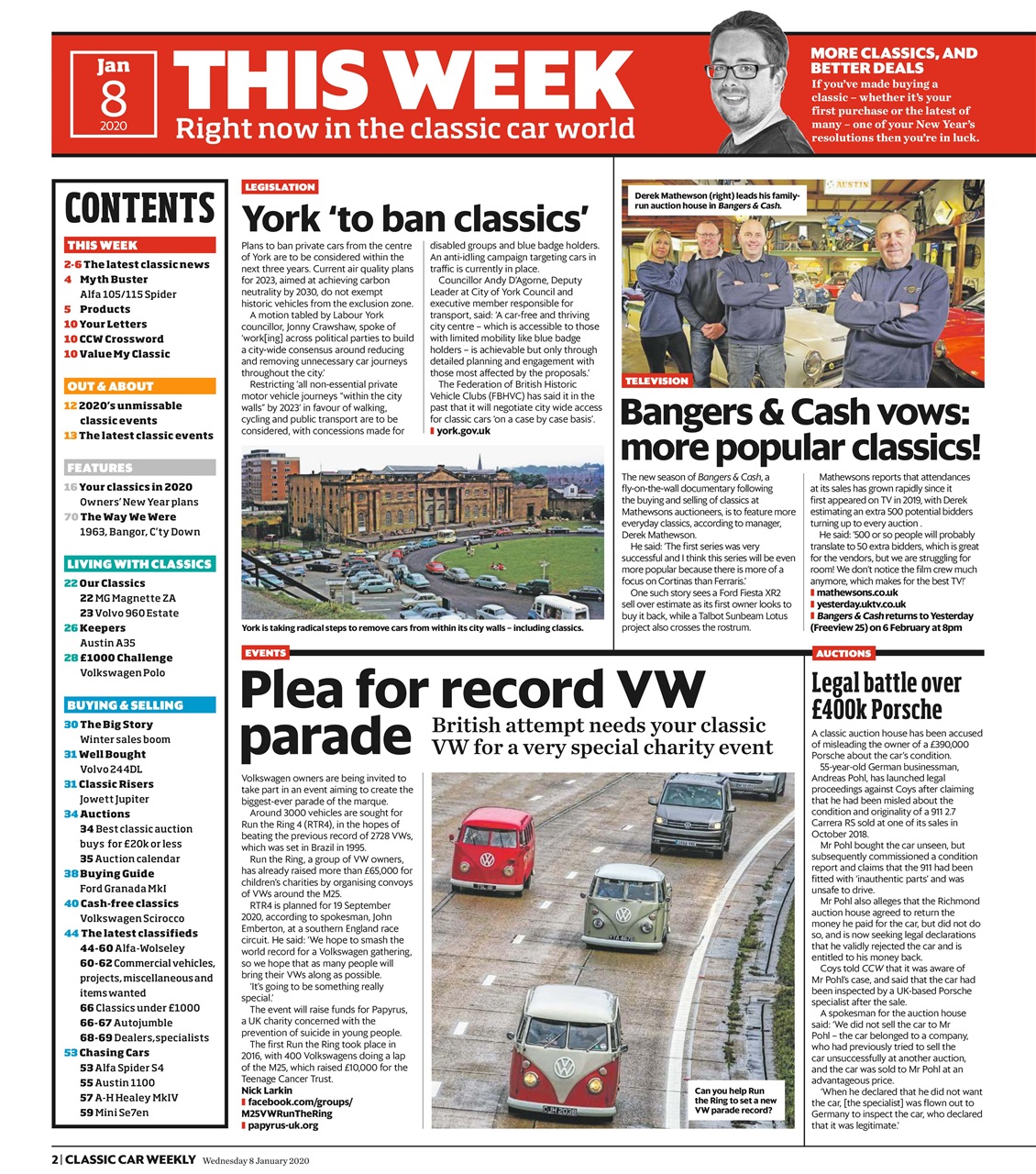 Classic Car Weekly Preview Pages