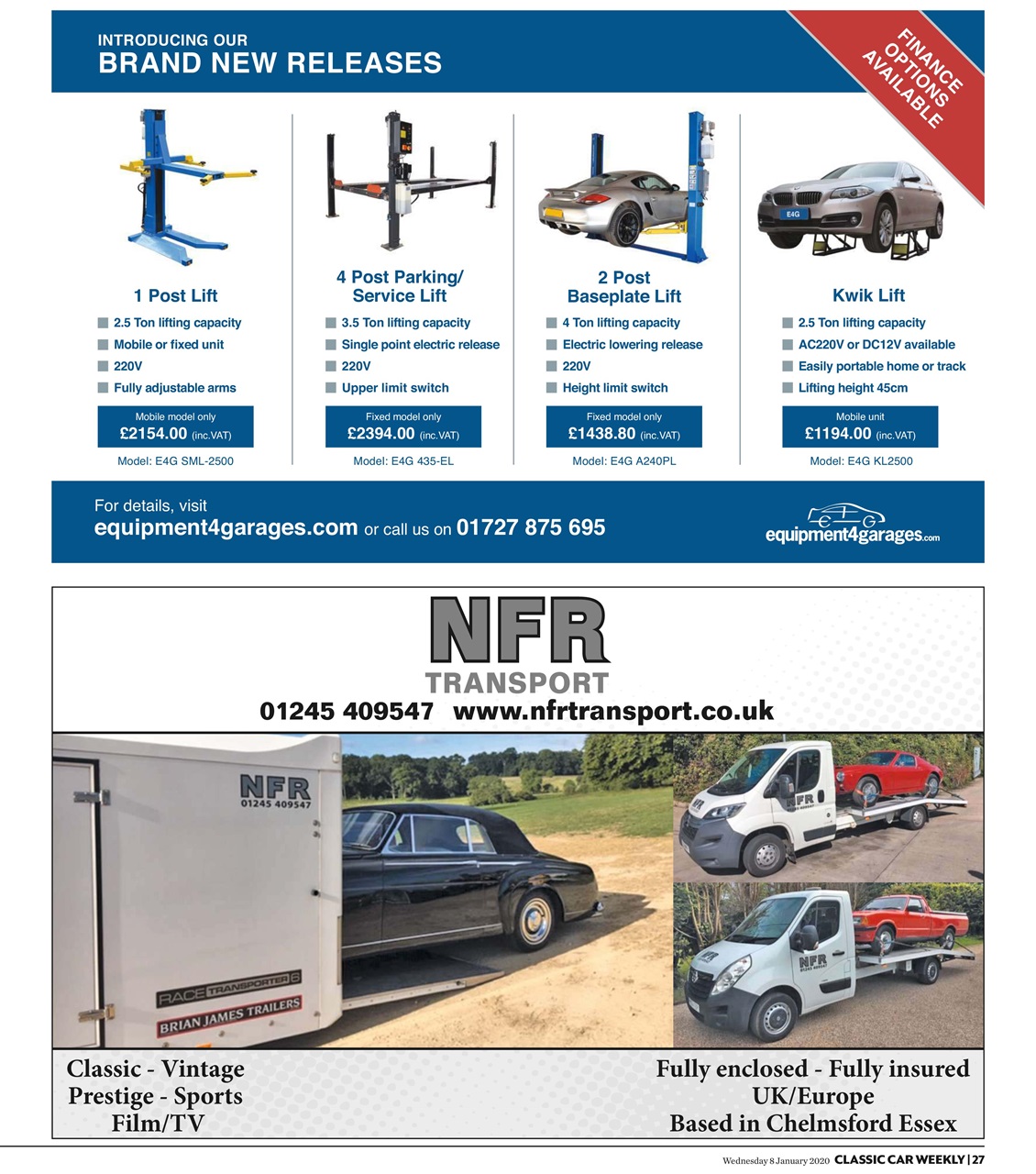 Classic Car Weekly Preview Pages