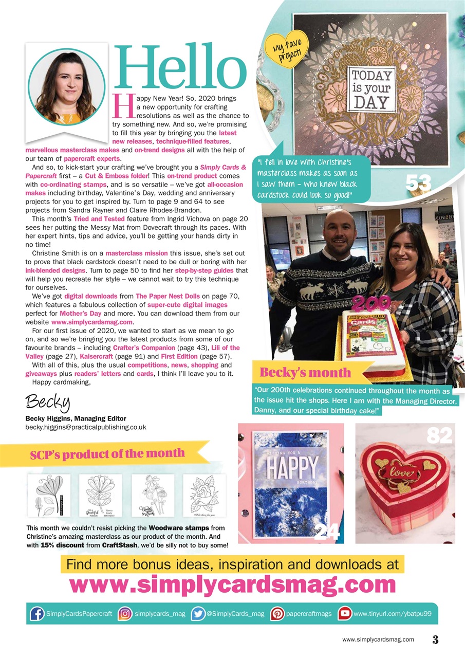 Simply Cards & Papercraft Preview Pages