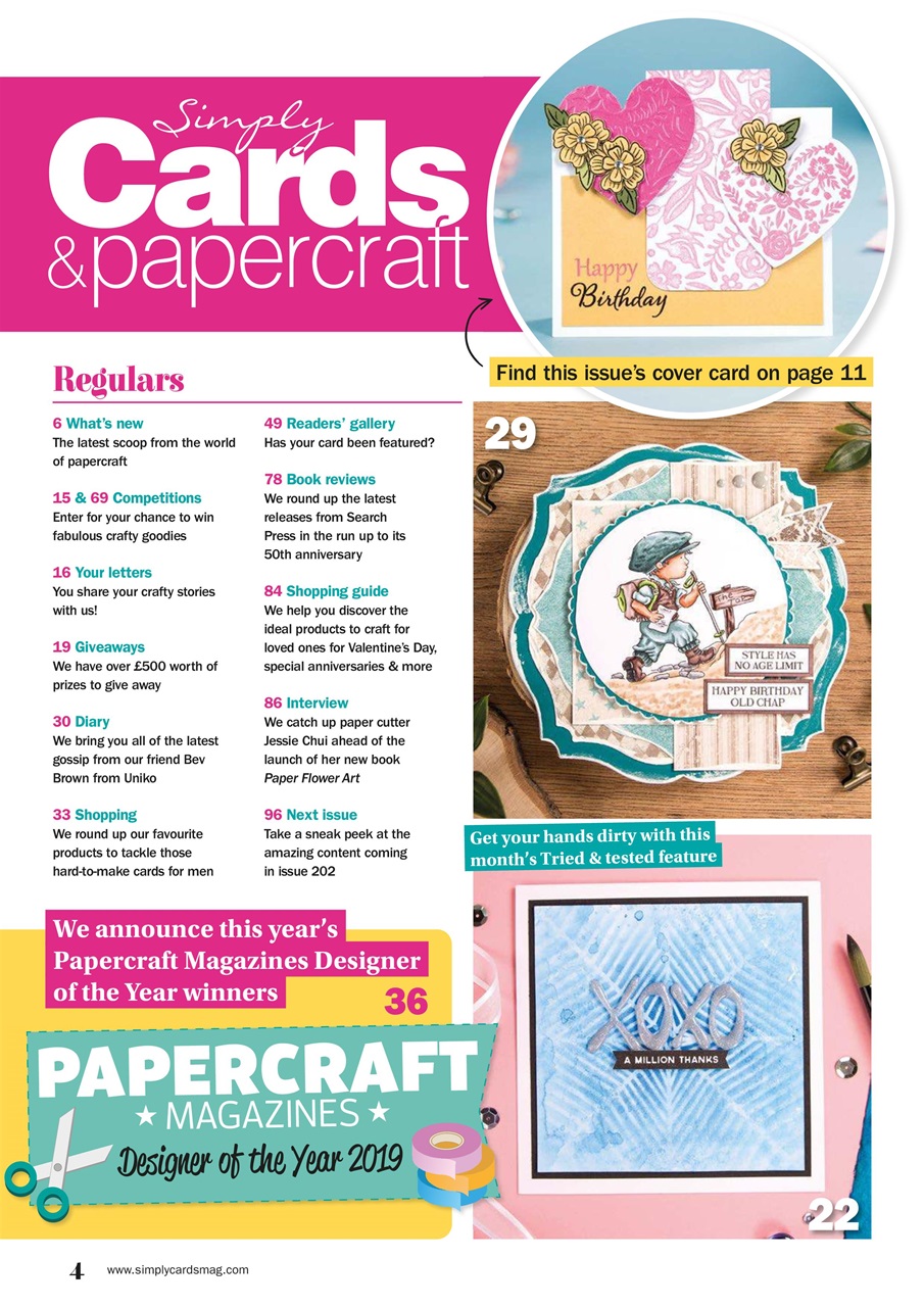 Simply Cards & Papercraft Preview Pages