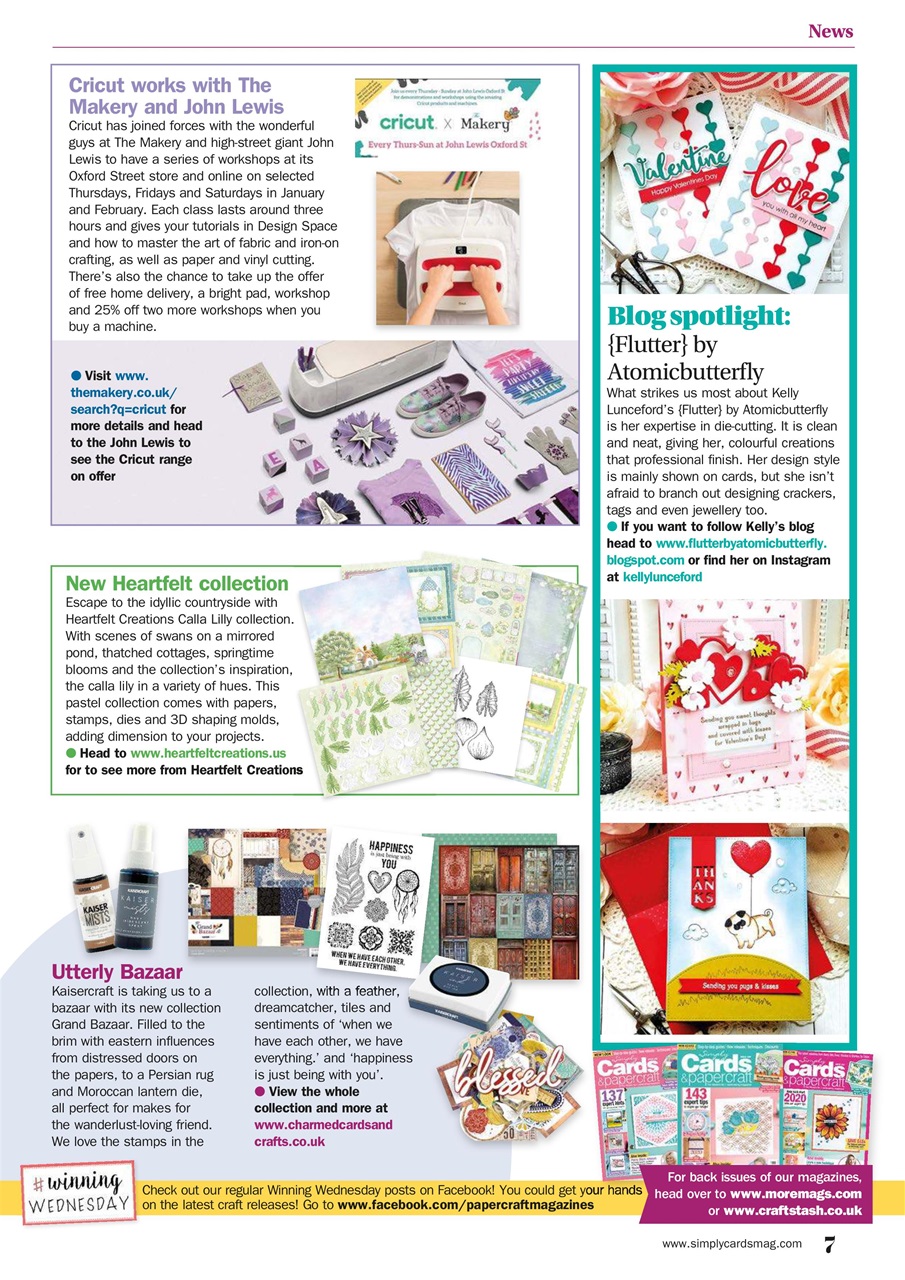 Simply Cards & Papercraft Preview Pages
