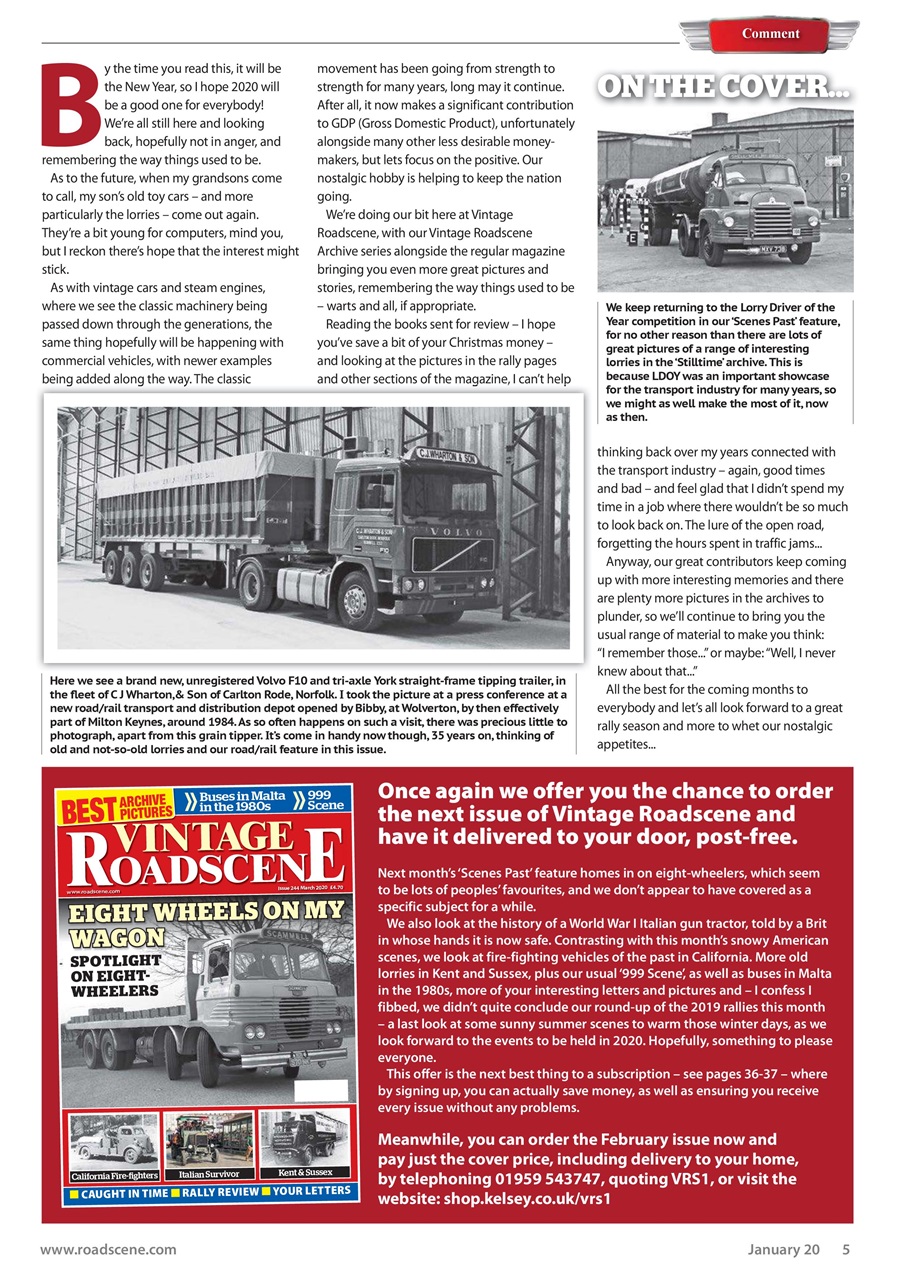 Vintage Roadscene Preview Pages