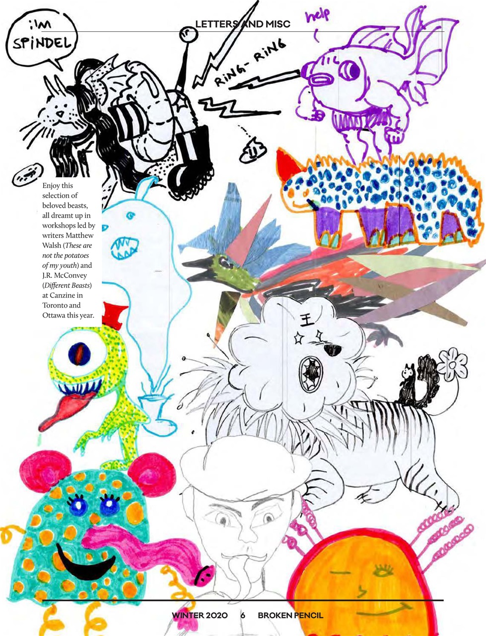 Broken Pencil Preview Pages