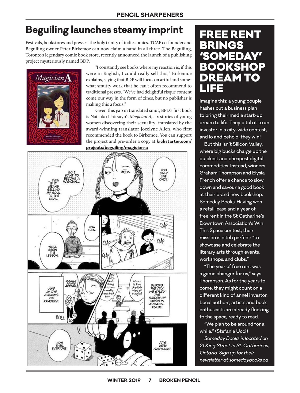 Broken Pencil Preview Pages