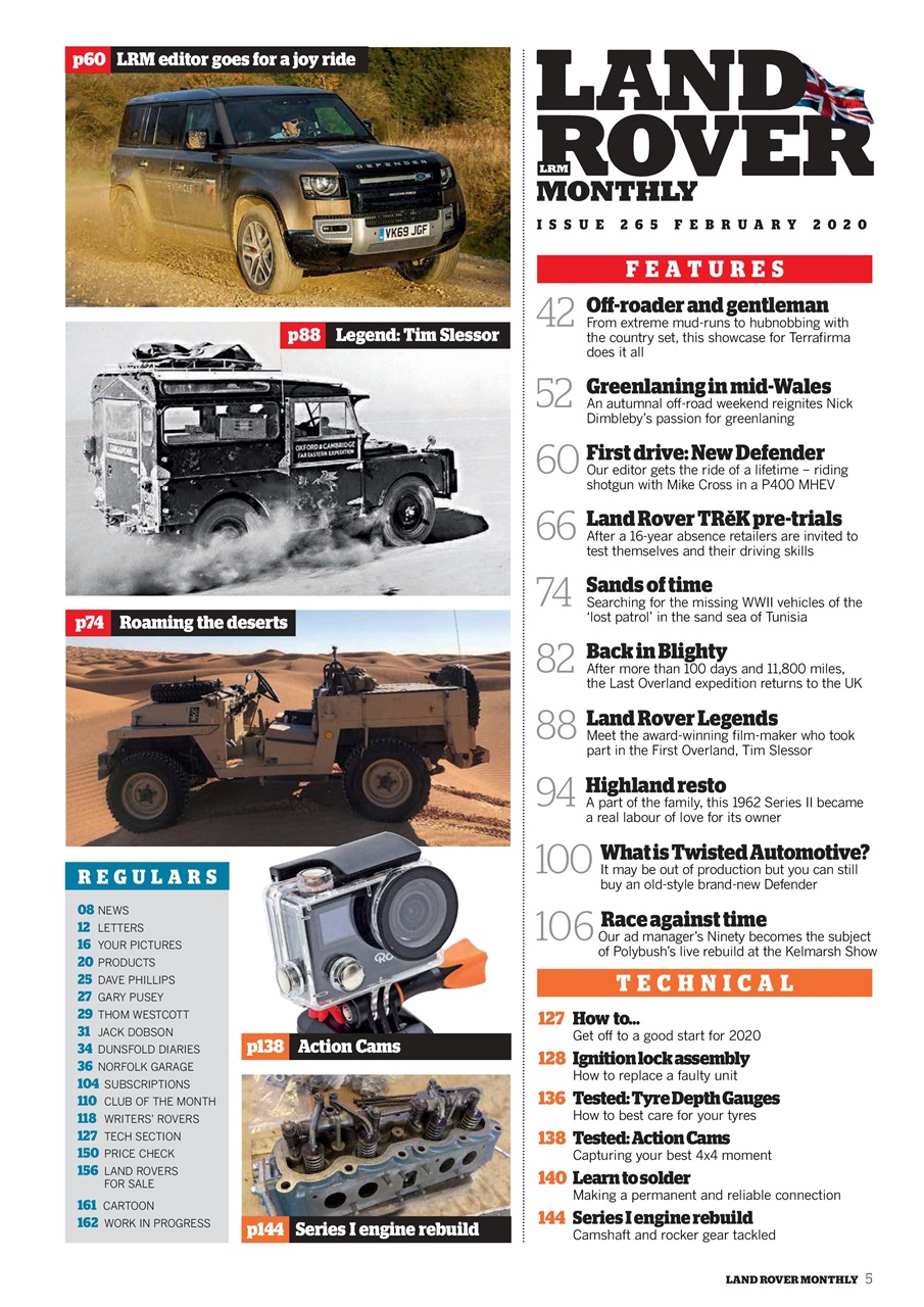 Land Rover Monthly Preview Pages