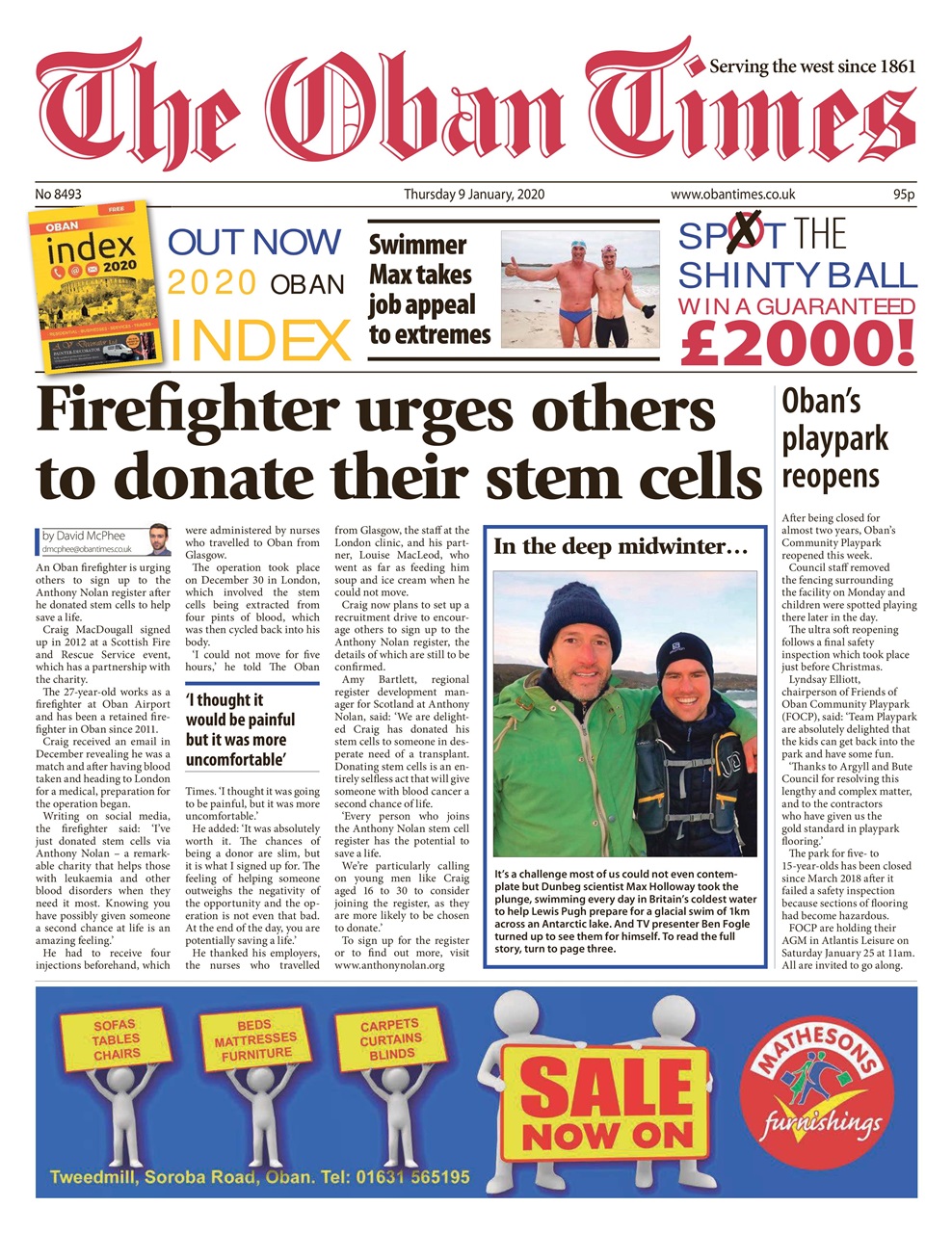 The Oban Times & Lochaber Times Preview Pages