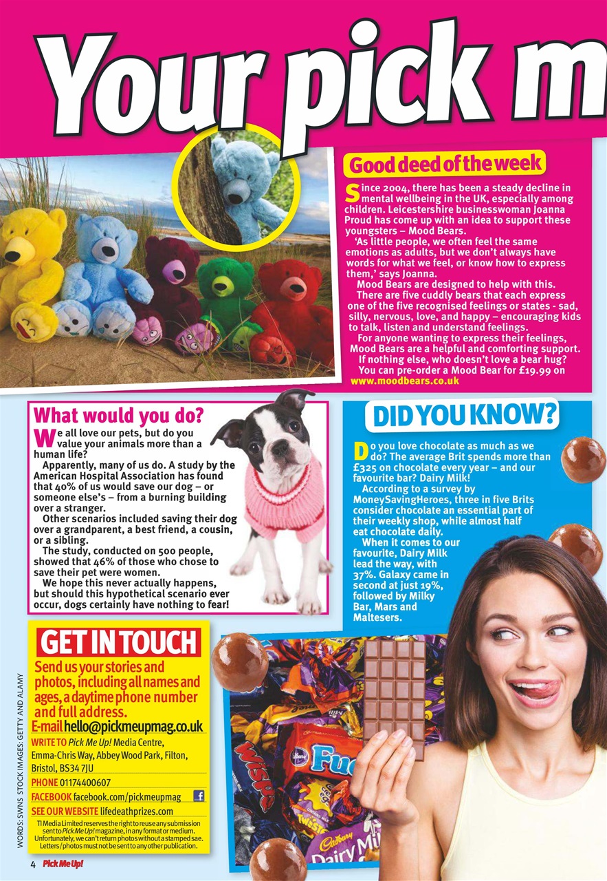 Pick Me Up Preview Pages