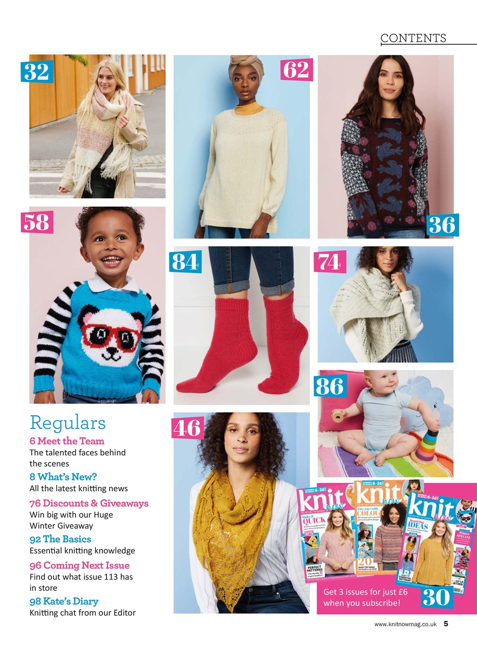 Knit Now Preview Pages