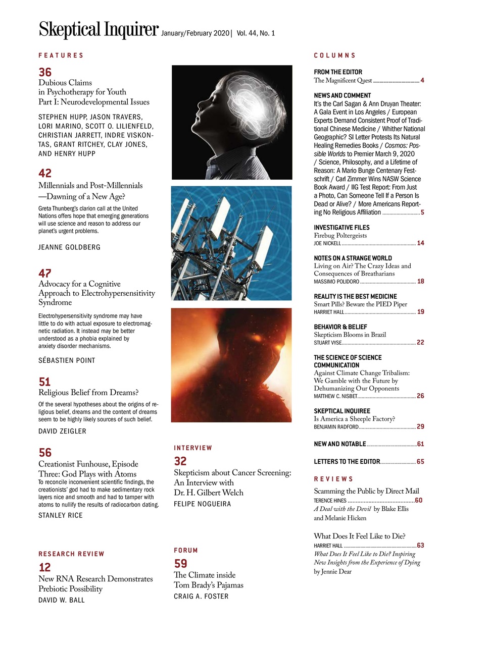 Skeptical Inquirer Preview Pages