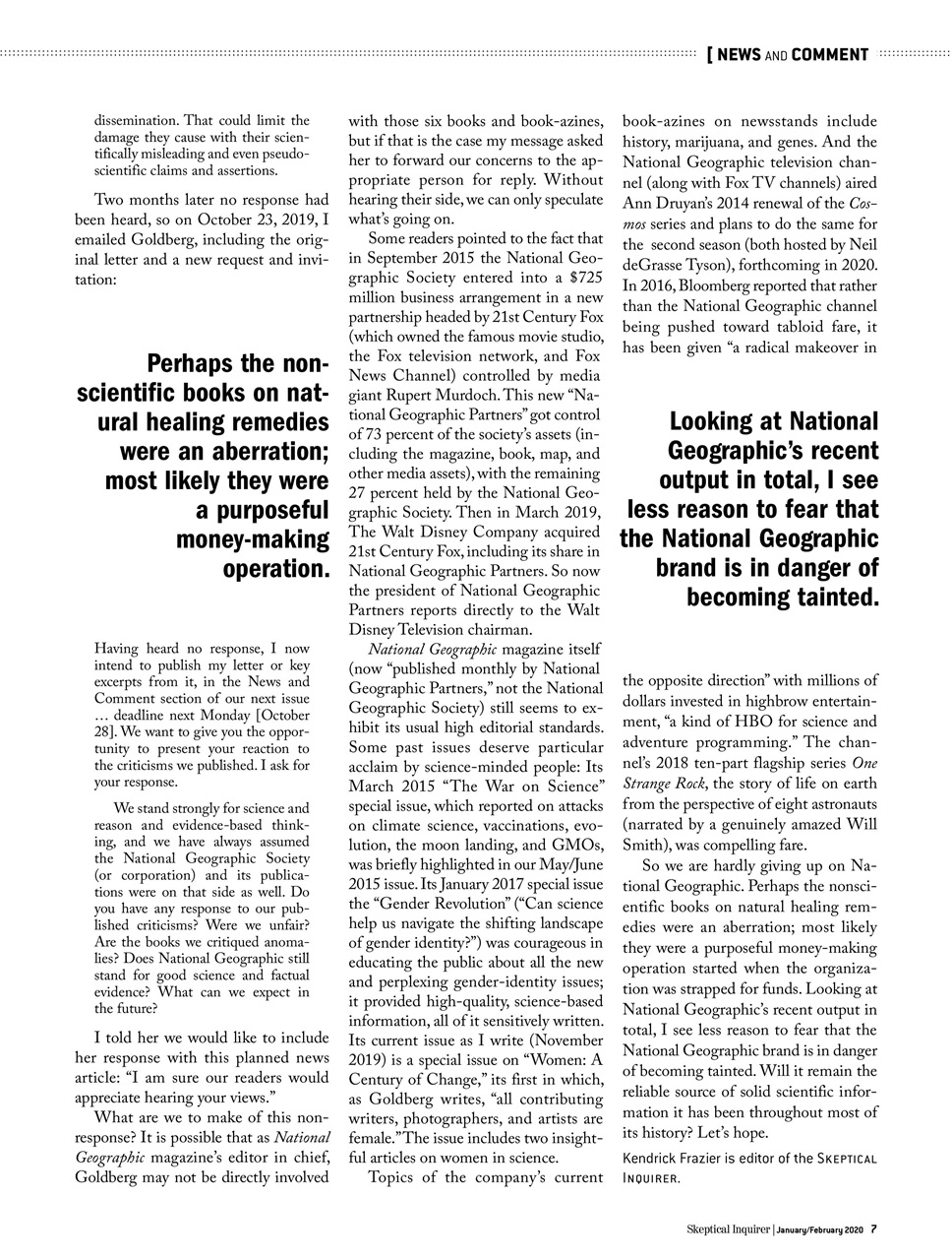 Skeptical Inquirer Preview Pages