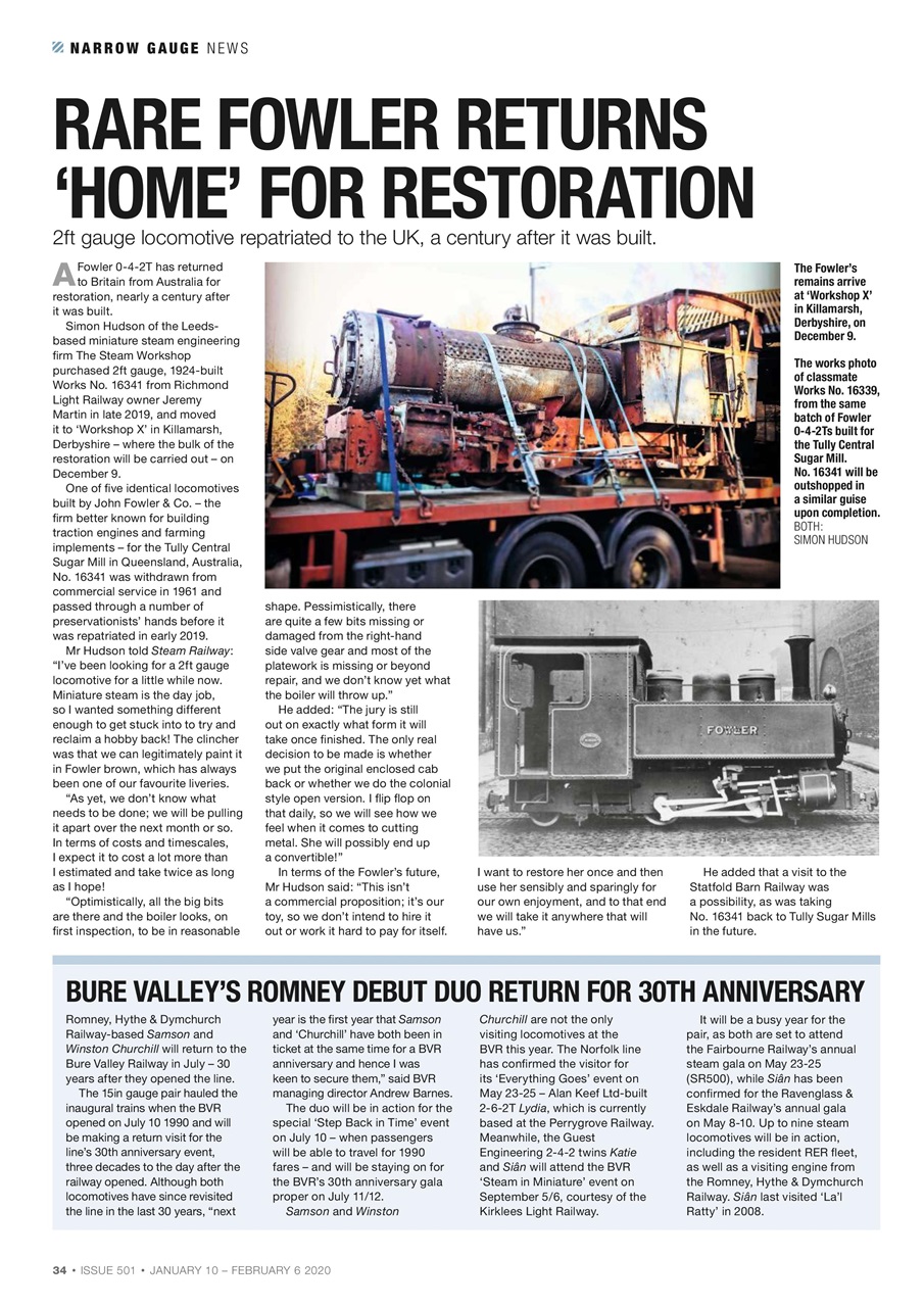 Steam Railway Preview Pages