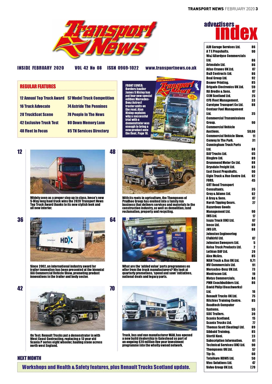 Transport News Preview Pages