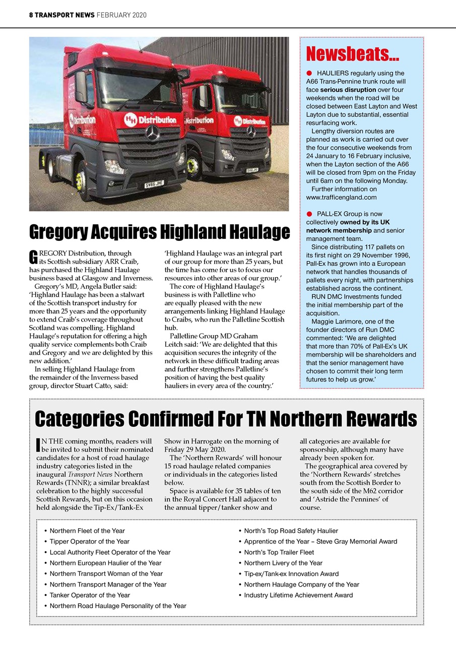 Transport News Preview Pages