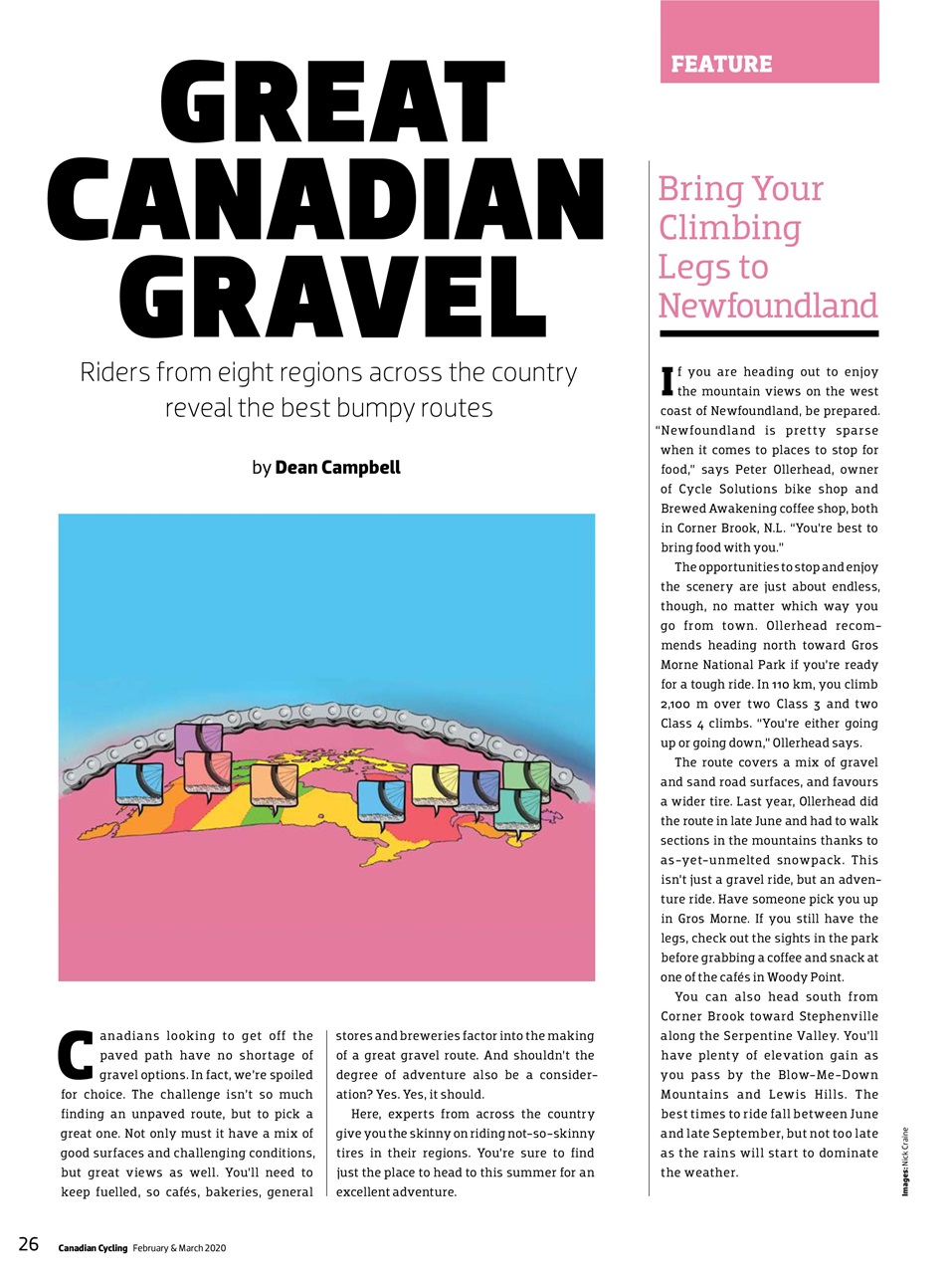 Canadian Cycling Magazine Preview Pages