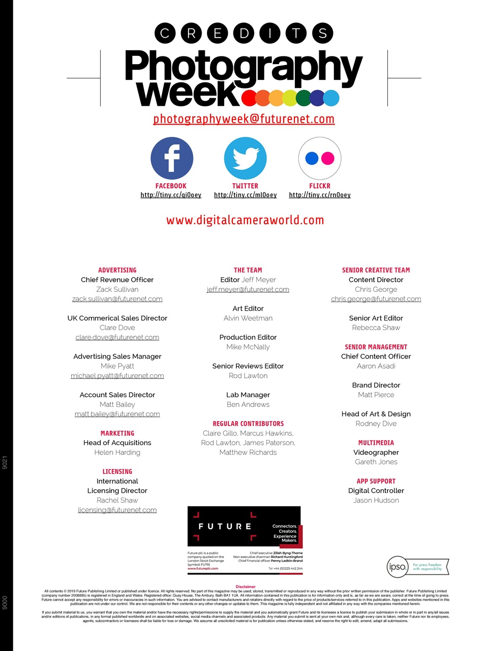 Photography Week Preview Pages