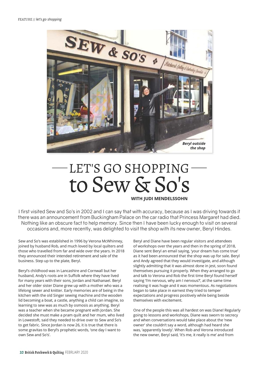 Patchwork and Quilting Preview Pages