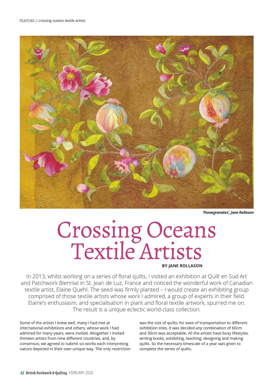 Patchwork and Quilting Preview Pages