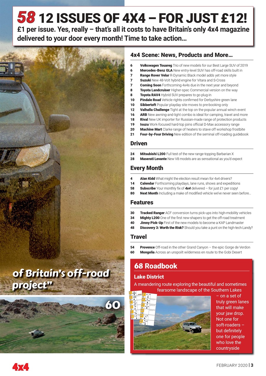 Overlander 4X4 Preview Pages