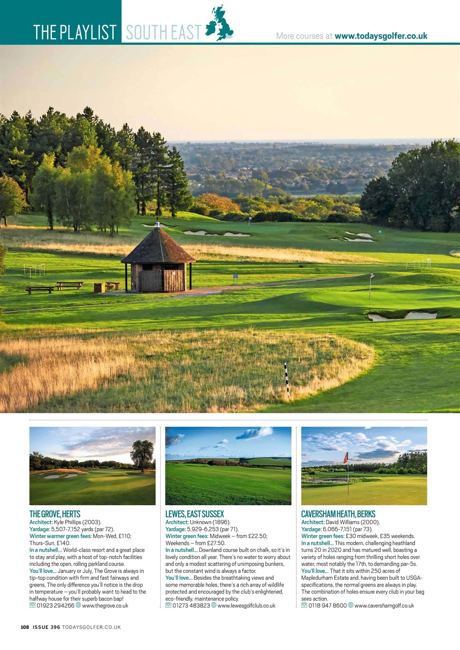 Today's Golfer Preview Pages