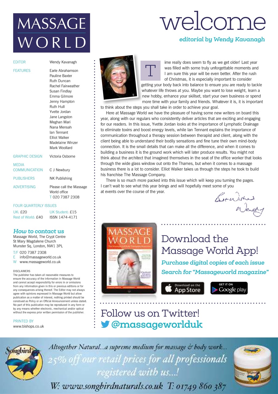 Massage World Preview Pages