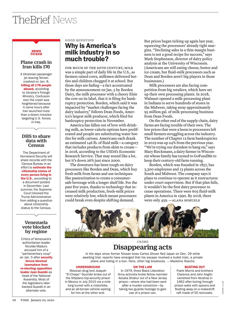 TIME Magazine Europe Preview Pages