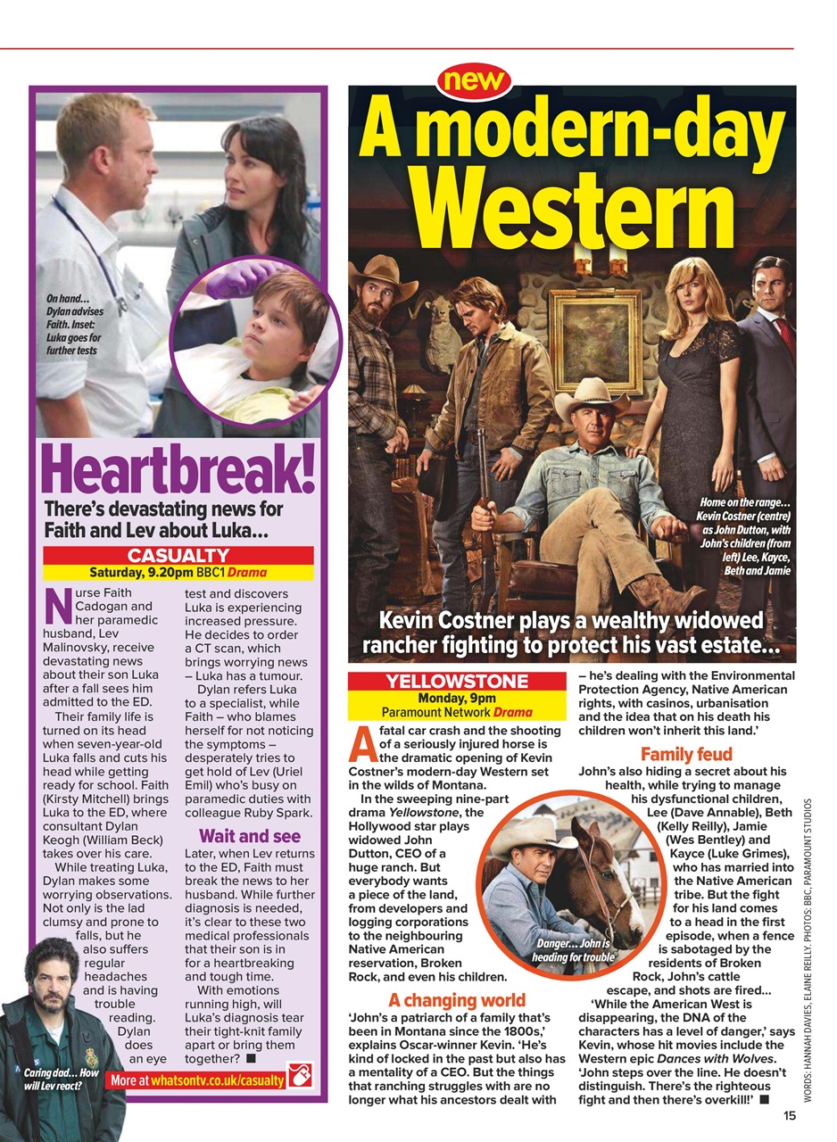 What's on TV Preview Pages